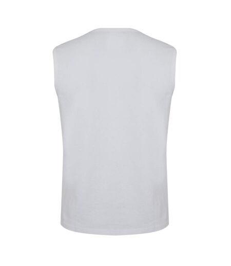 Débardeur Sans Manches Motif/style Uni Homme Blanc Lonsdale