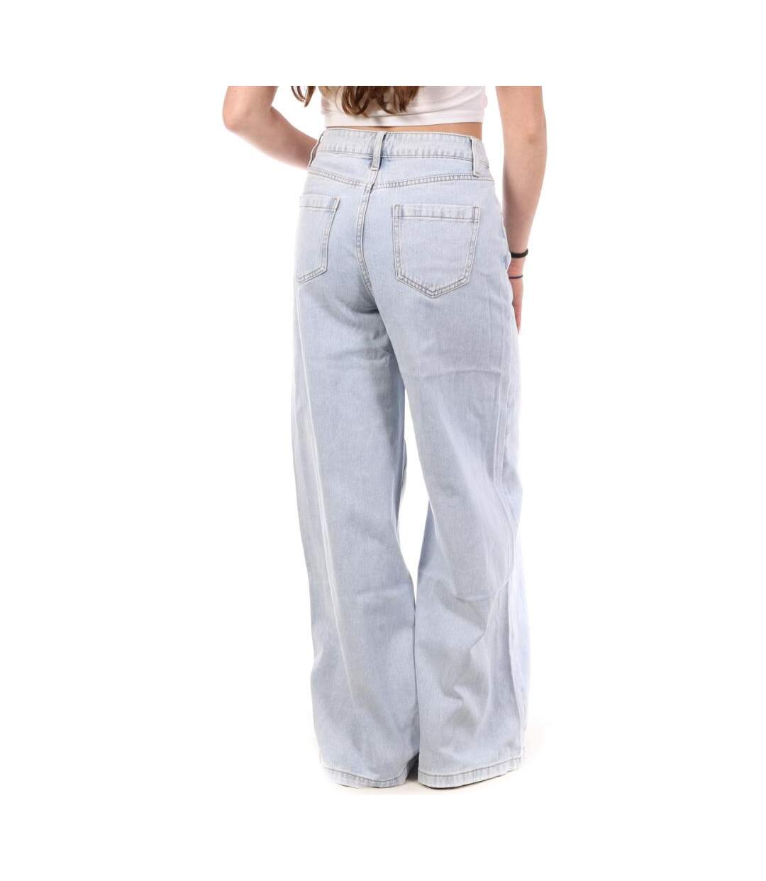 Jean loose bleu femme oraije palazzo-2