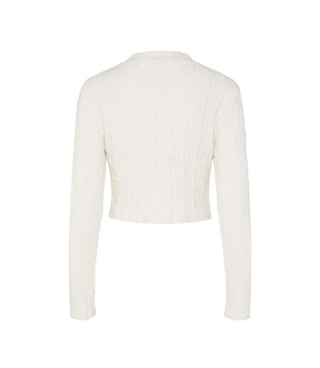 T-Shirt beige femme pieces luna