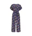 Womens/ladies Crane Jumpsuit Navy Yumi-1