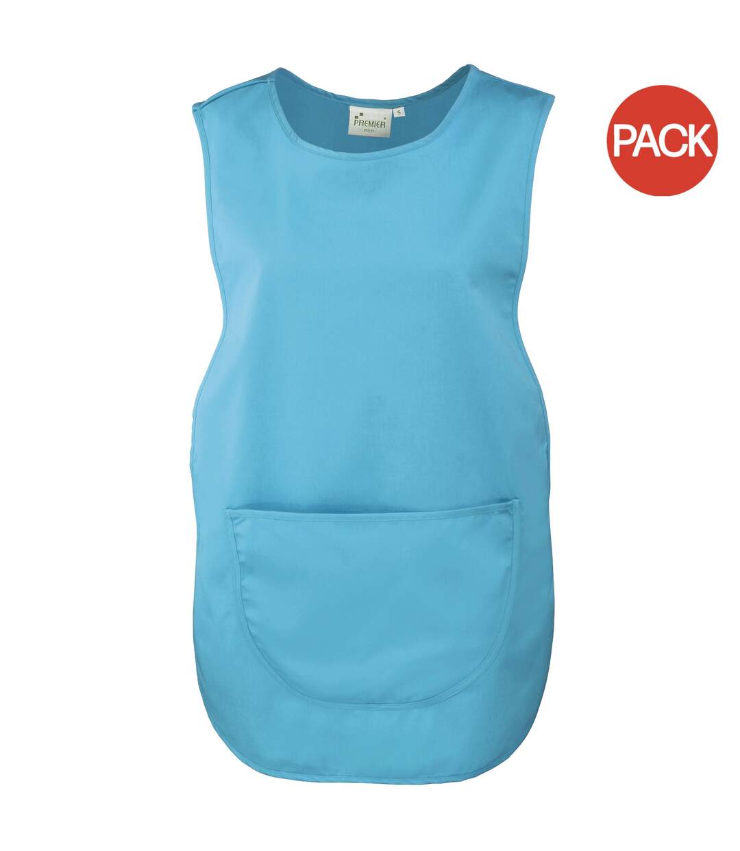 Premier Ladies/Womens Pocket Tabard / Workwear (Pack of 2) (Turquoise) (UTRW7031)-1