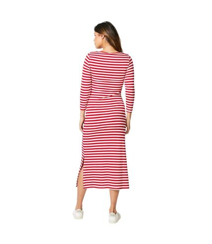 Robe mi-longue femme rouge Principles