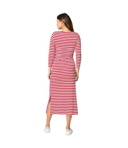 Robe mi-longue femme rouge Principles