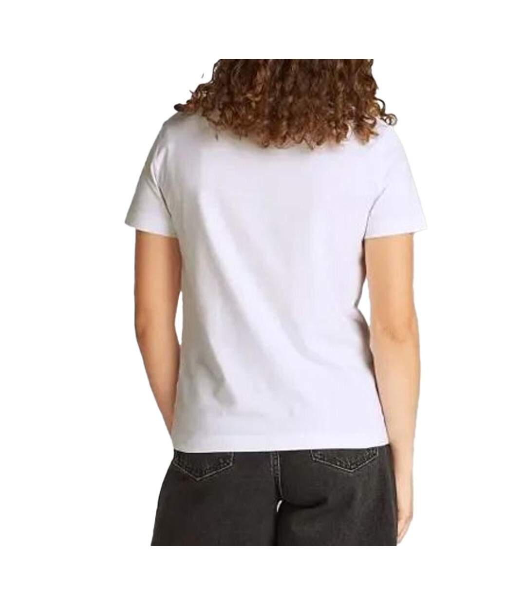 T-Shirt blanc femme calvin klein jeans shadow - l-2