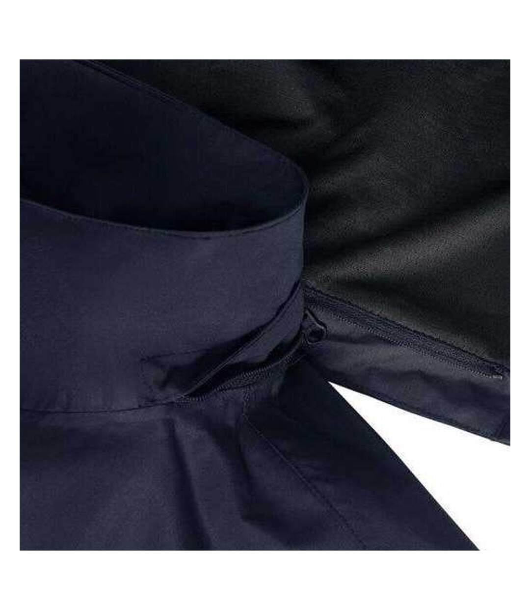 Veste Unie À Capuche Ajustable Et Amovible Essential Homme Bleu Marine Foncé Russell-4