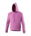 Awdis Unisex College Hooded Sweatshirt / Hoodie (Pinky Purple) - UTRW164