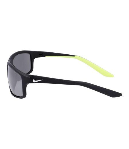 Lunettes De Soleil Motif/style Rectangulaire Homme Taille Unique Noir Argenté Nike