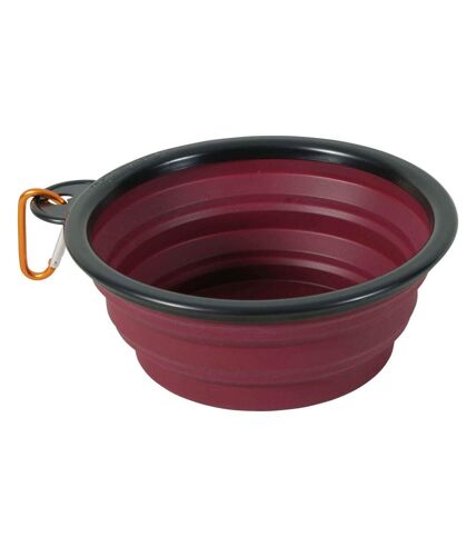 Gamelle souple en silicone rouge Bivouak 650 ml