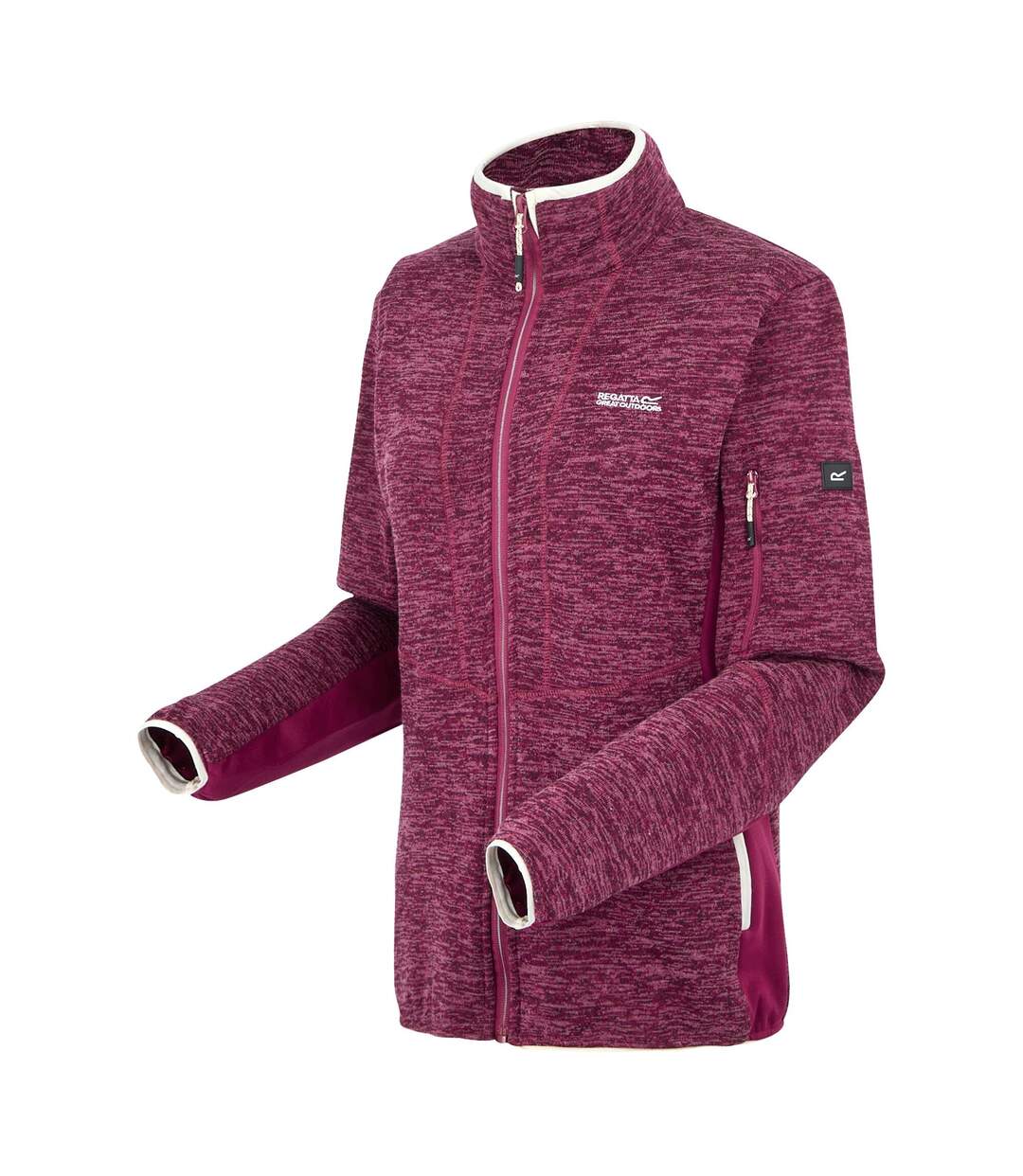 Veste Polaire Ralina Femme Bordeaux Blanc Cassé Regatta-4