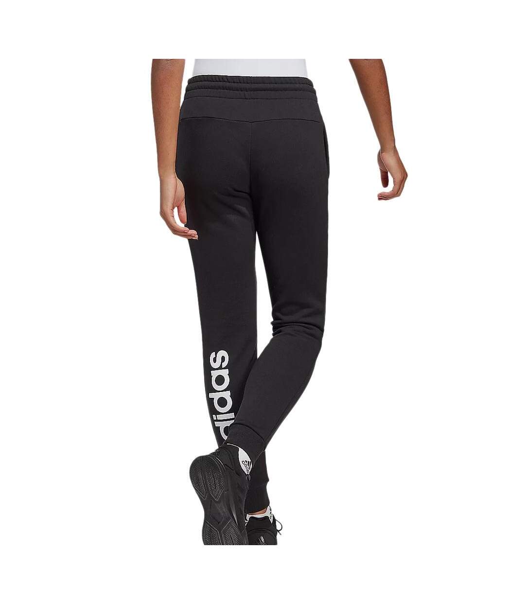 Jogging noir femme adidas essentials ic6868 - m-2