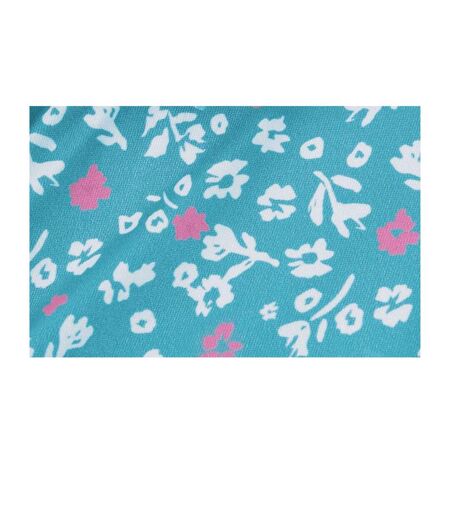 Polo femme turquoise pâle / blanc Island Green