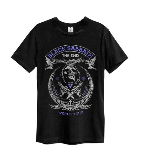 T-shirt Style Black Sabbath The End Adulte Noir Amplified