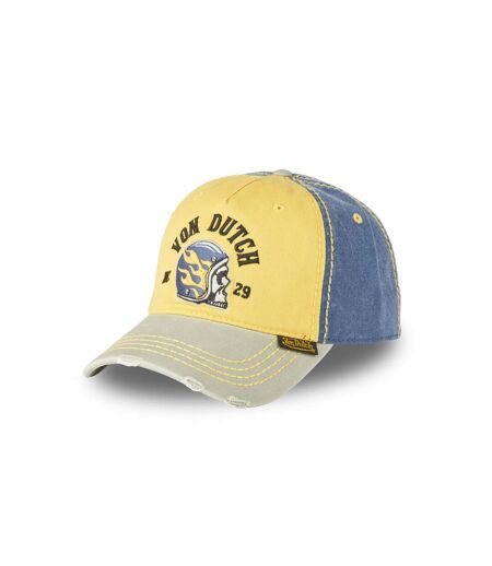 Casquette baseball en coton avec broderie effet usé Retro Helmet Vondutch