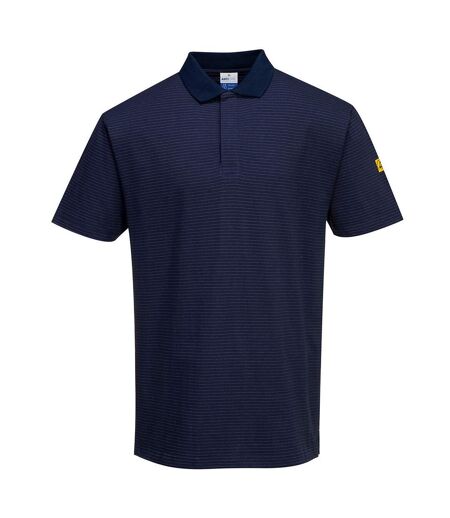 Portwest Mens Anti-Static Polo Shirt (Navy) - UTPW545