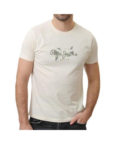 T-shirt Écru Homme Pepe jeansCount - XXL