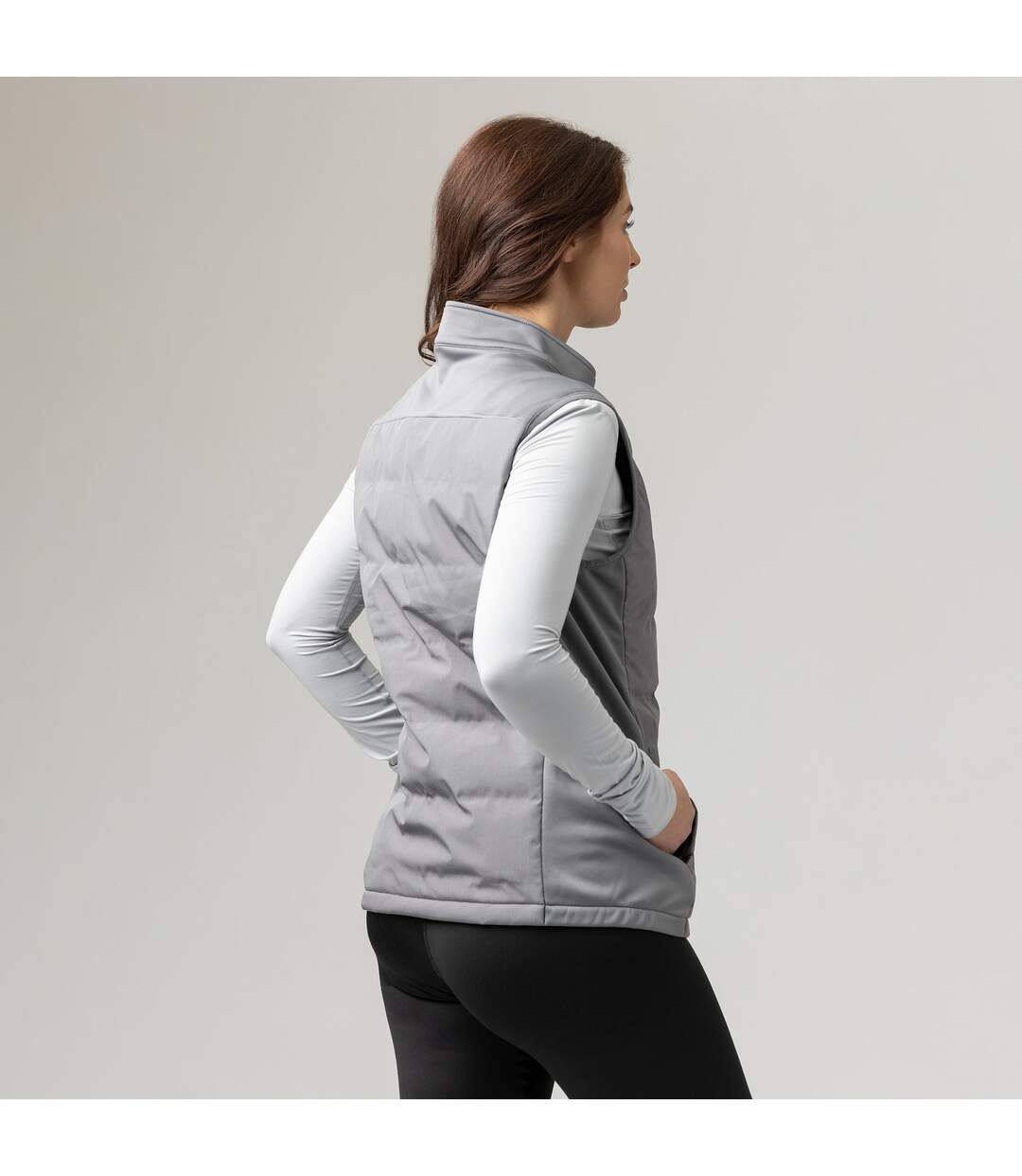 Gilet isolé doublé polaire pour femme pour l'hiver-7