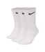 Chaussettes Tous Les Jours Motif/style Logo Adulte Blanc Nike-4