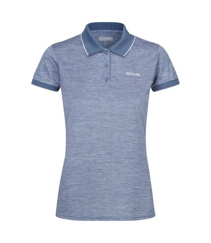 Polo manches courtes remex femme bleu de gris Regatta