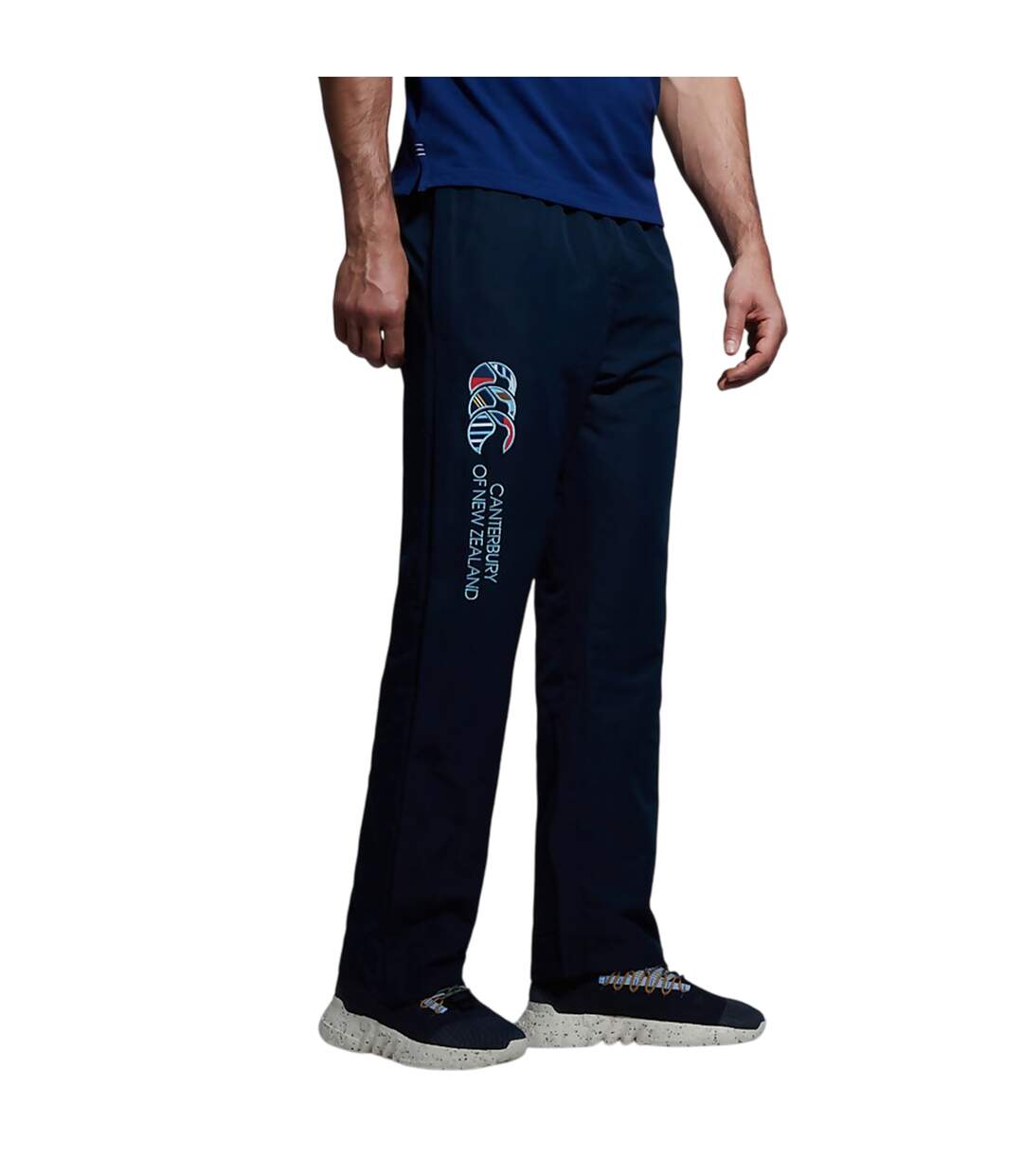 Mens Uglies Open Hem Jogging Bottoms Navy Canterbury-4