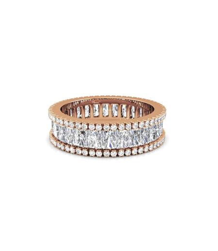 Bague Glamour Lock, Zircon Blanc