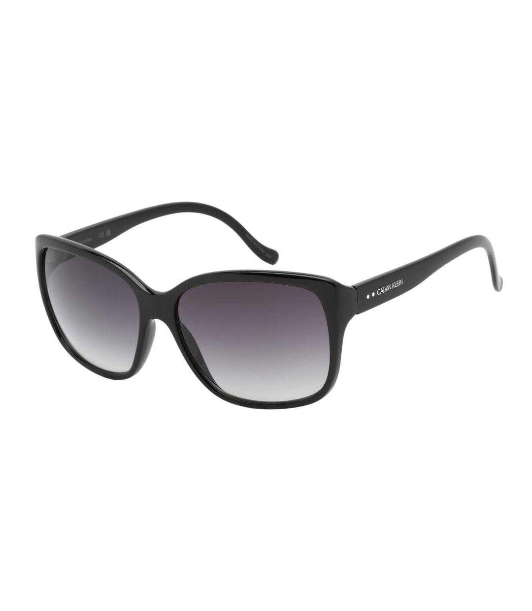 Womens/ladies Square Sunglasses One Size Black Calvin Klein-3
