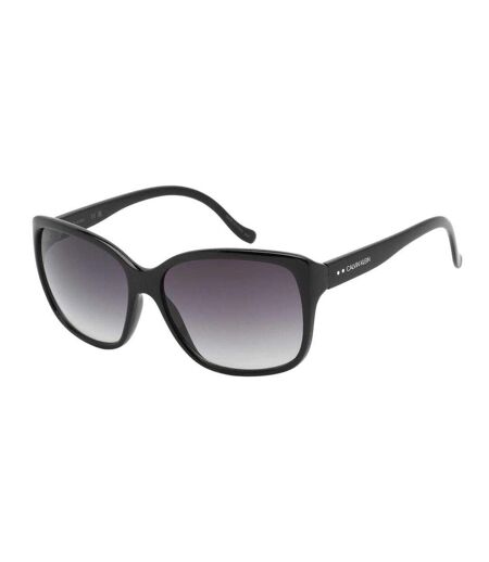 Womens/ladies Square Sunglasses One Size Black Calvin Klein