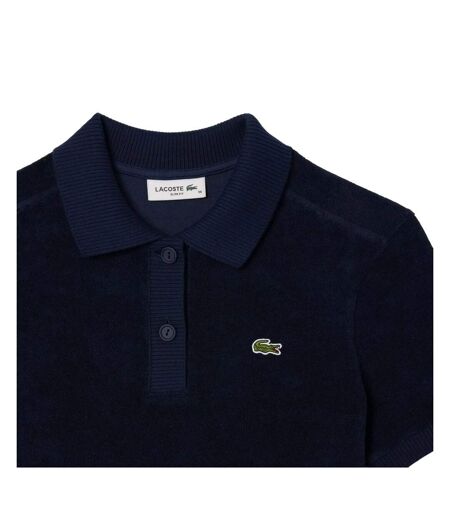 Polo femme bleu Lacoste