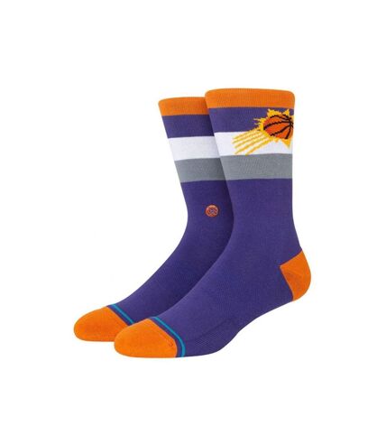 STANCE Chaussettes Homme Coton SUNS ST CREW Violet Orange NBA