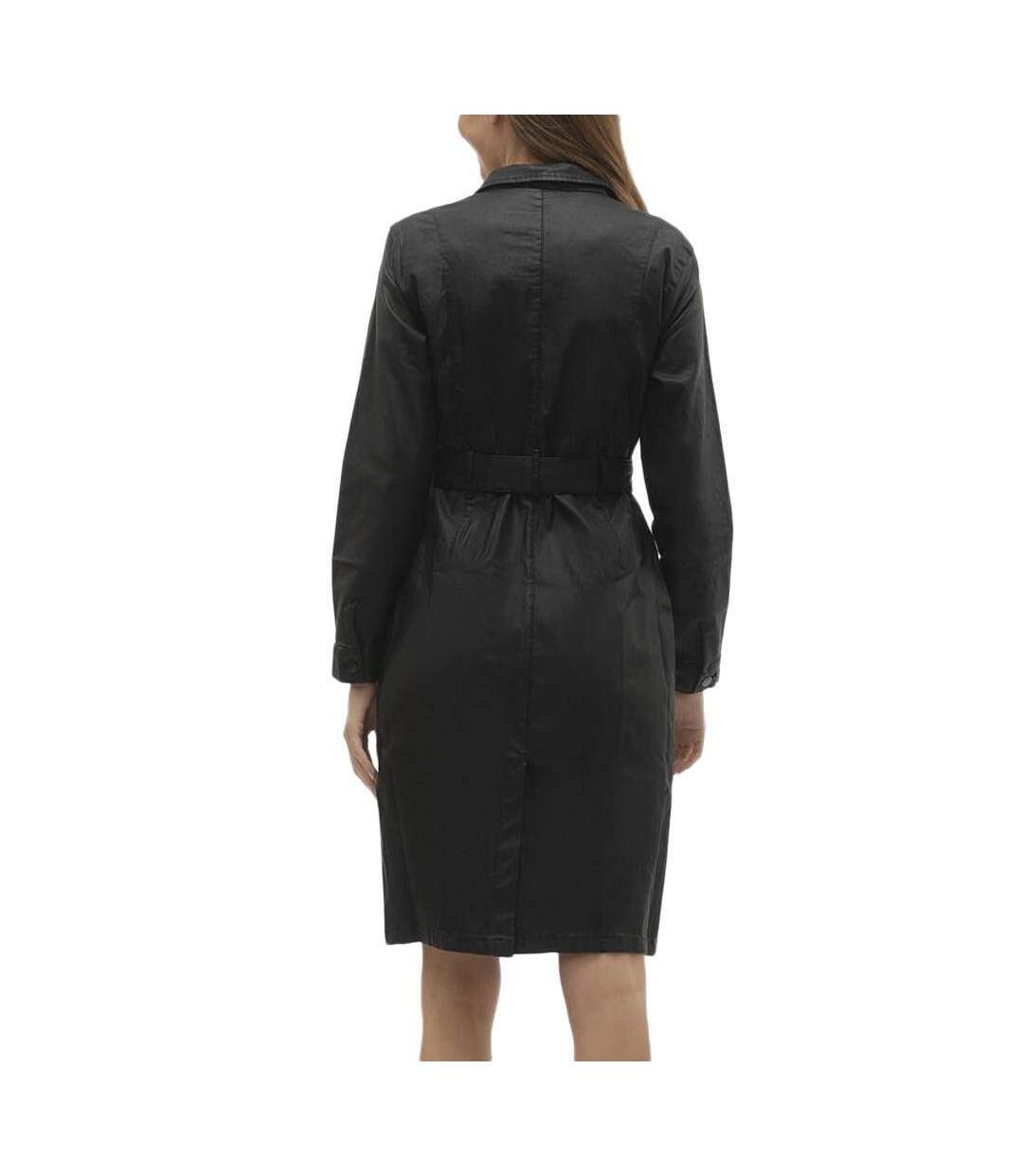 Robe noir femme vero moda nelly-2