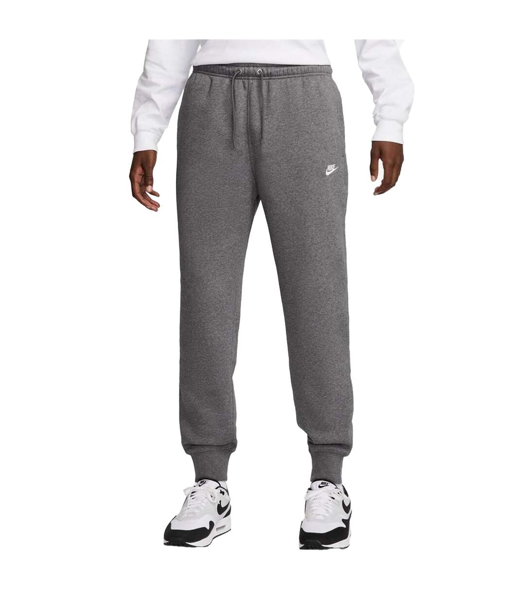 Mens Sportswear Club Fleece Jogging Bottoms Charcoal Nike-1
