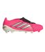 Mens Predator 3 Lace Up Firm Ground Football Boots Pink White Adidas-1
