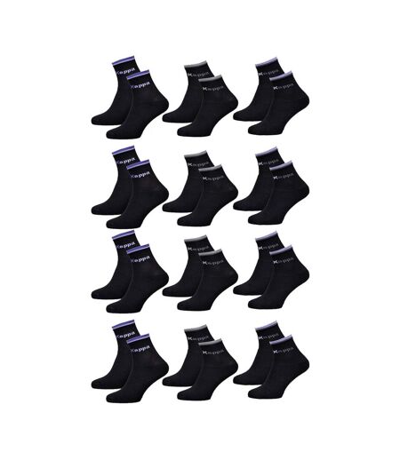 Chaussettes Femme KAPPA Modèle Tennis -Assortiment modèles photos selon arrivages- - Pack de 12