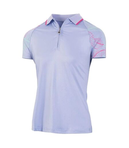 Polo femme violet Island Green