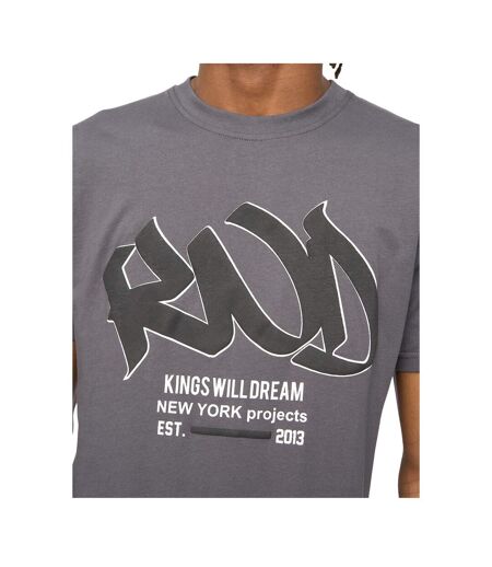 Mens Markered T-shirt Asphalt Kings Will Dream