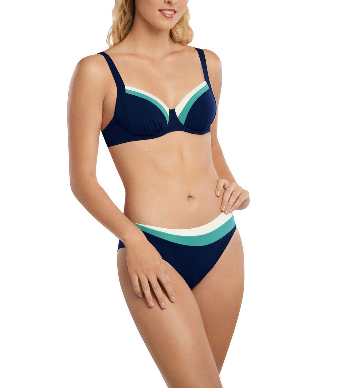 Haut maillot de bain armaturé Saint Tropez bonnets F à H Lisca