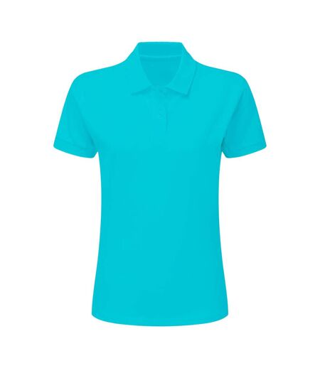 Polo Femme Turquoise Vif SG