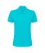 Polo Femme Turquoise Vif SG-1