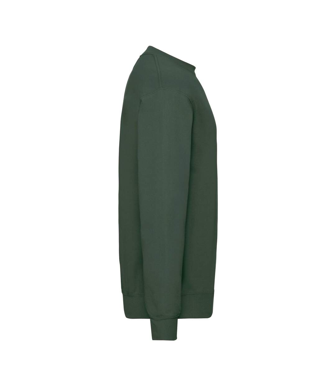 Unisex adult classic drop shoulder sweatshirt bottle green Fruit of the Loom-3