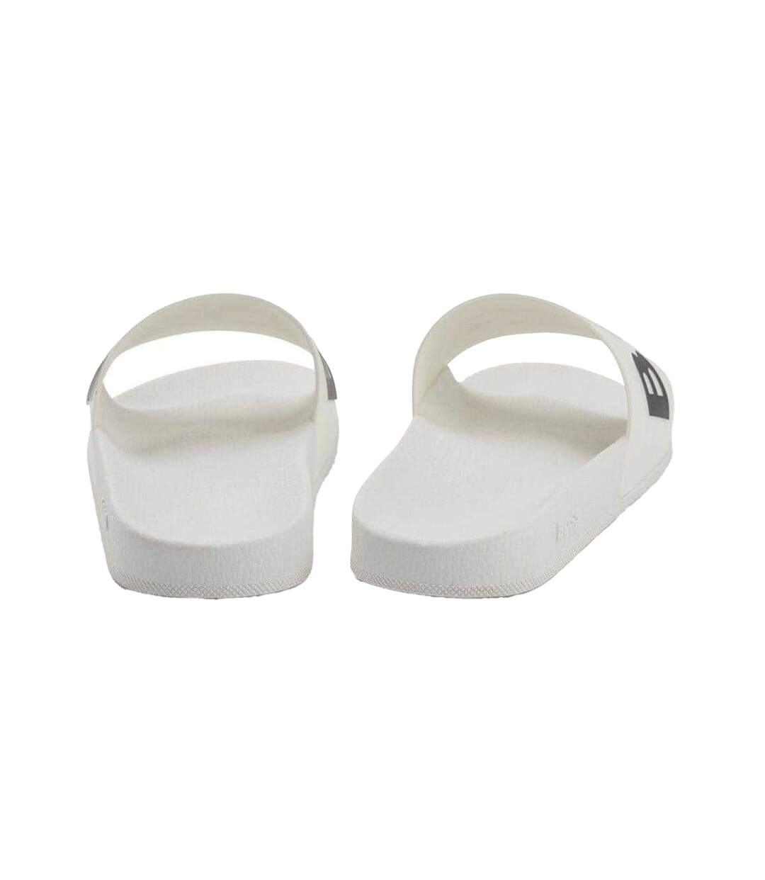 Claquettes Motif/style Logo Bay Adulte Blanc Boss-2