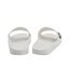Claquettes Motif/style Logo Bay Adulte Blanc Boss-2