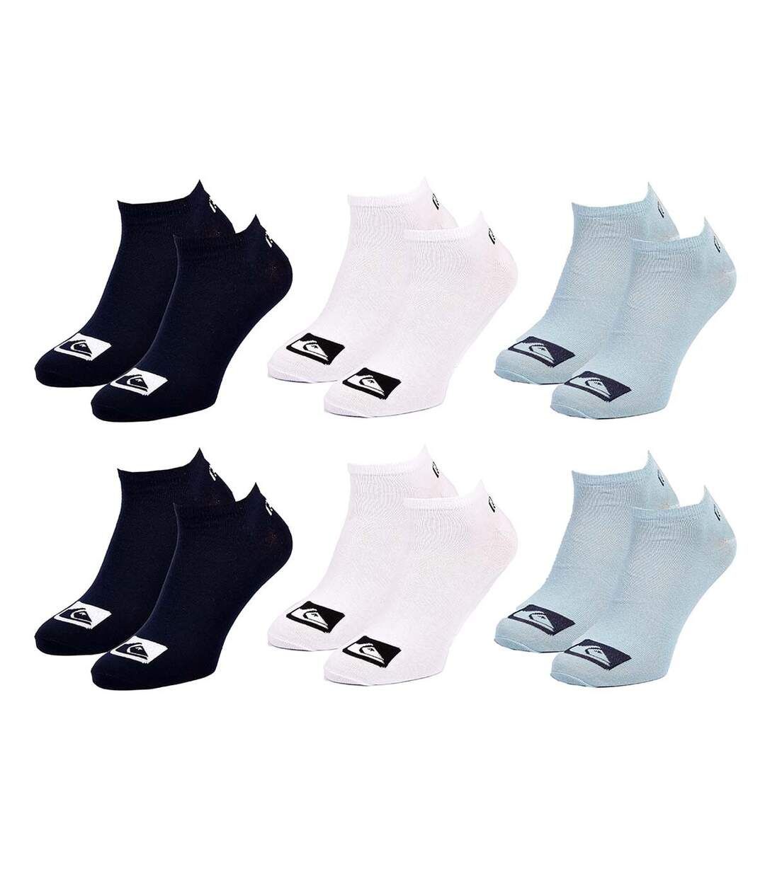 Chaussettes QUICKSILVER SNEAKER Pack de 6 Paires 7062-2