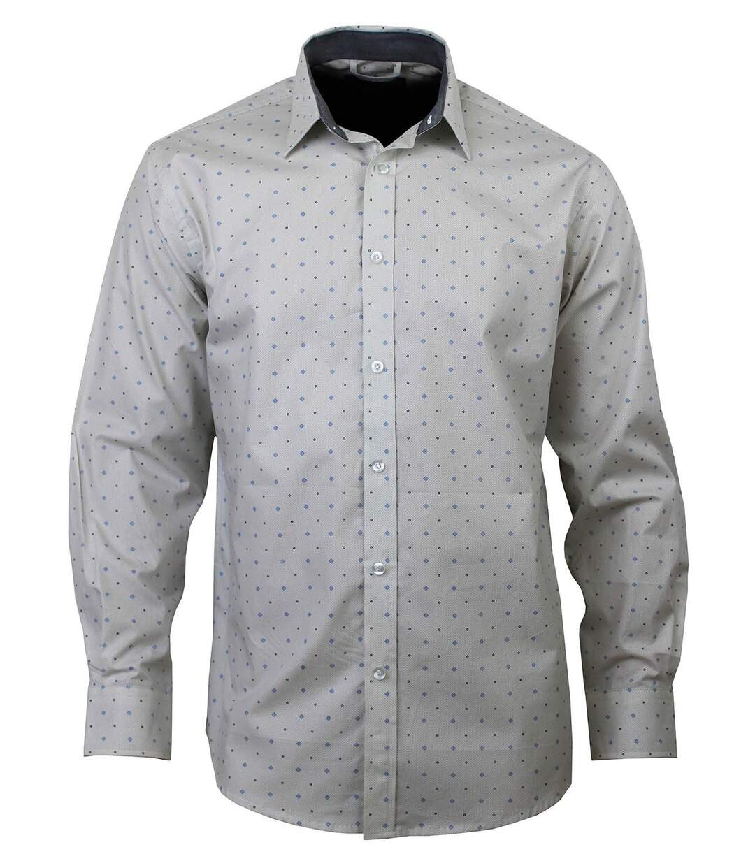 Chemise manches longues à motifs CH4004 - MD-1