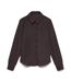 Chemise en velours marron femme vero moda  pocket-1