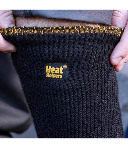 3 Pack Mens Heavy Duty Knee High Work Socks, Long Thermal Boot Socks