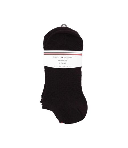 Socquettes Motif/style Uni Femme Noir Tommy Hilfiger