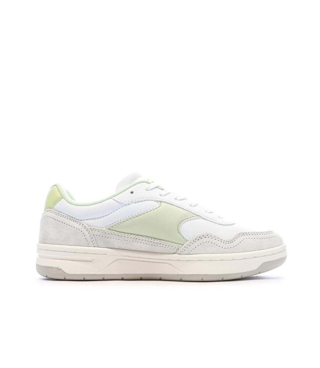 Baskets blanc/jaune femme tbs almeria-2