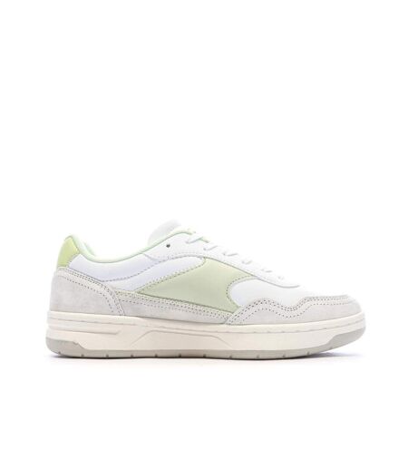 Baskets blanc/jaune femme tbs almeria