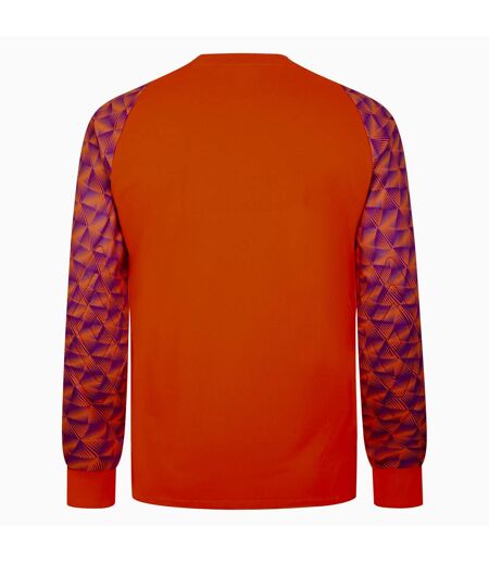 Umbro Mens Flux Long-Sleeved Goalkeeper Jersey (Purple Cactus/Electric Purple/White) - UTUO1617