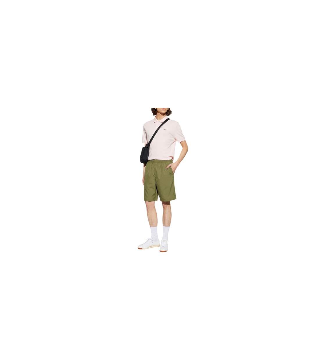 Short Motif/style Uni Homme Vert Kaki Lacoste-1