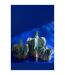 Vase Déco en Céramique Naga 30cm Bleu Azur-5